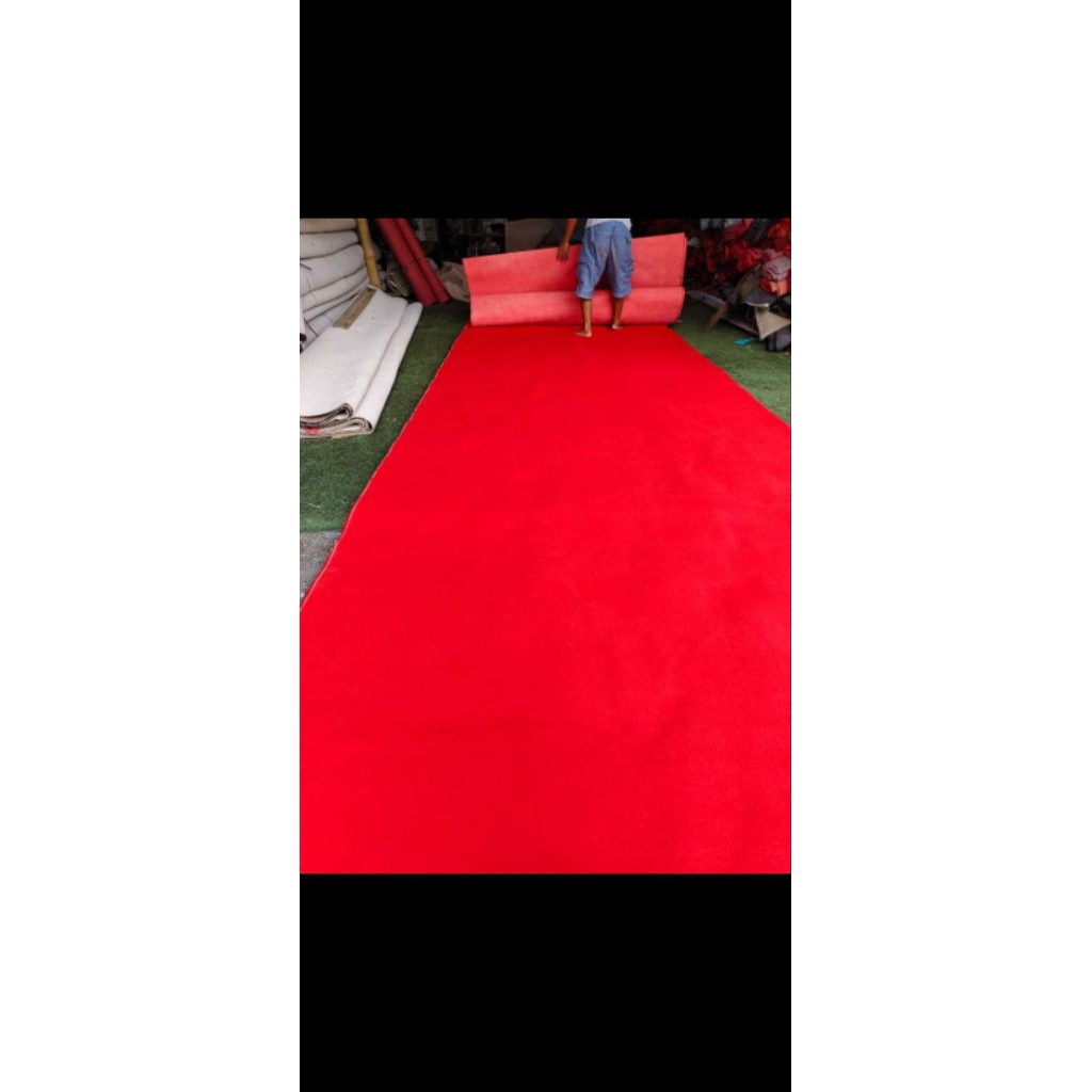 Karpet Bludru Meteran Aesthetic Serbaguna Uk. 2Mx6M, 2Mx7M, 2Mx8M, 2Mx9M, 2Mx10M Co