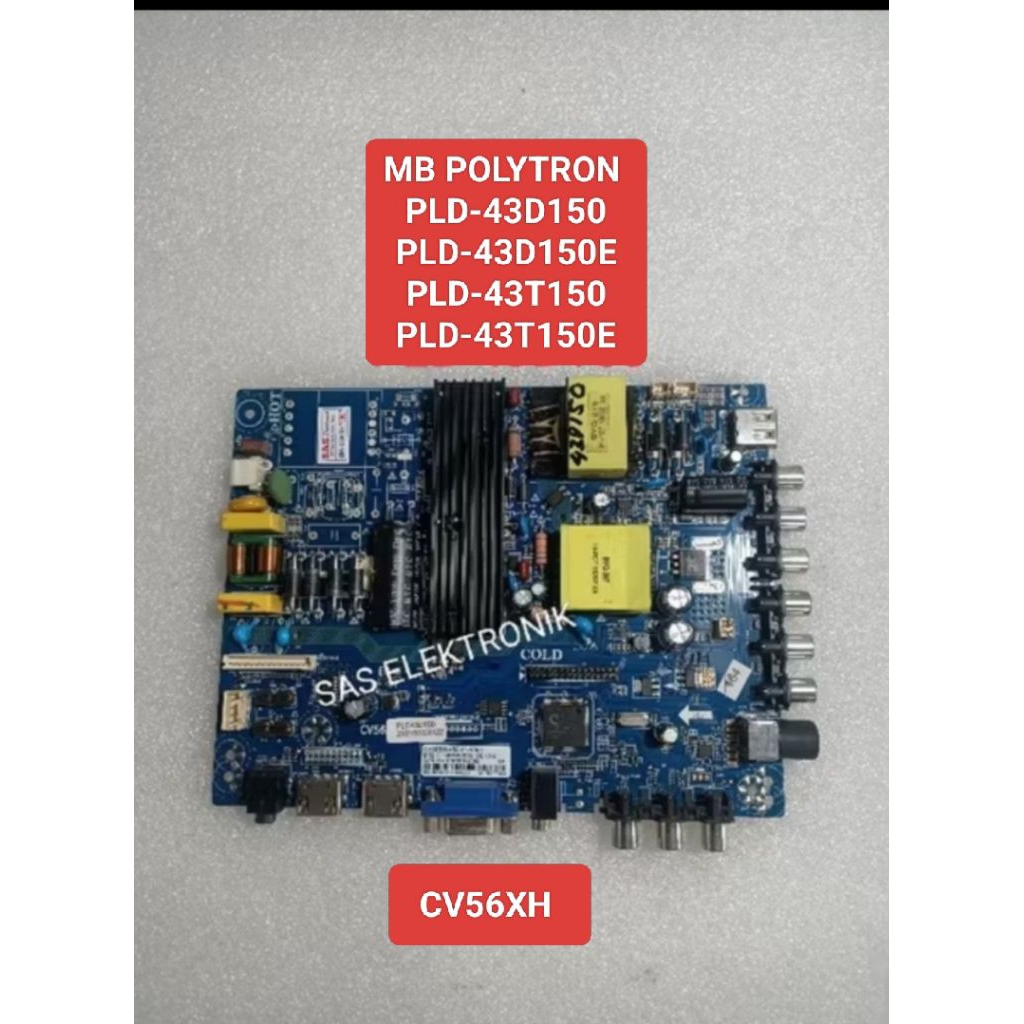 MB MOTHERBOARD MAINBOARD MESIN TV LED POLYTRON 43 INCH PLD43D150 PLD-43D150 PLD43D150E PLD-43D150E P