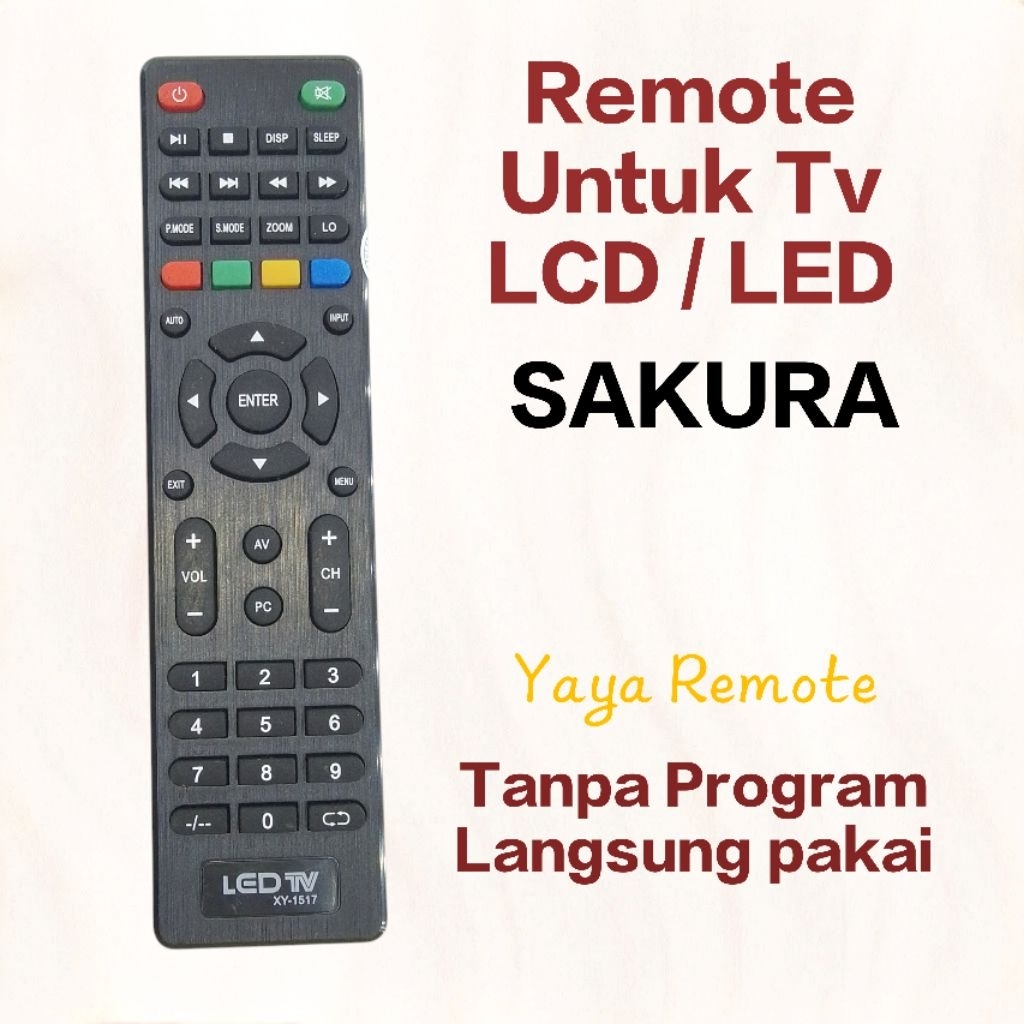 Remote Untuk Tv LED Digital Sakura