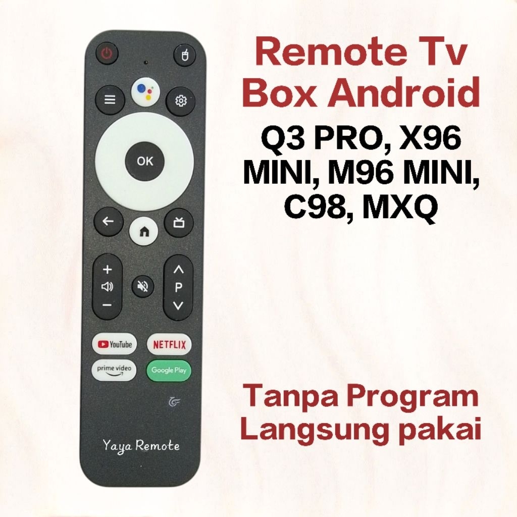 Remote Tv Box Android Q3 Pro / X96 Mini / M96 Mini / C98 / MXQ
