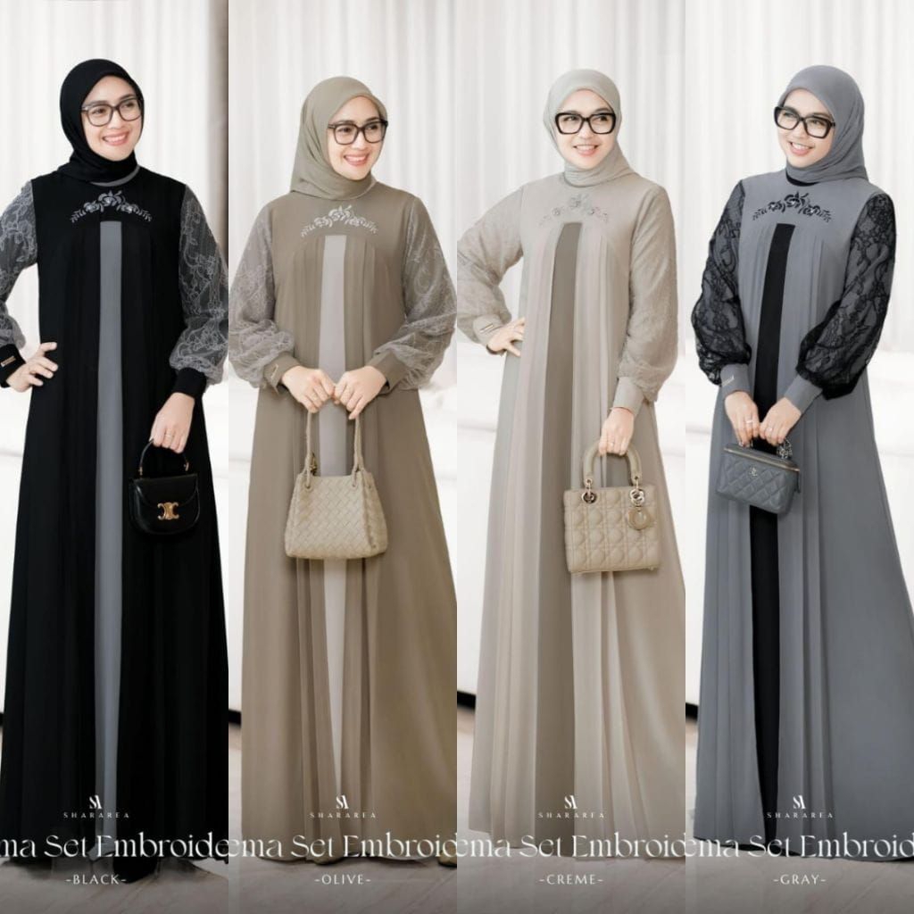 akleema dress by shararea