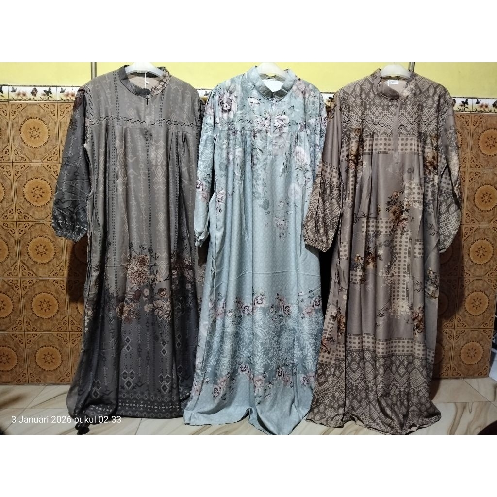 Gamis Wanita Terbaru LIONEL RICHIE Printing Premium
