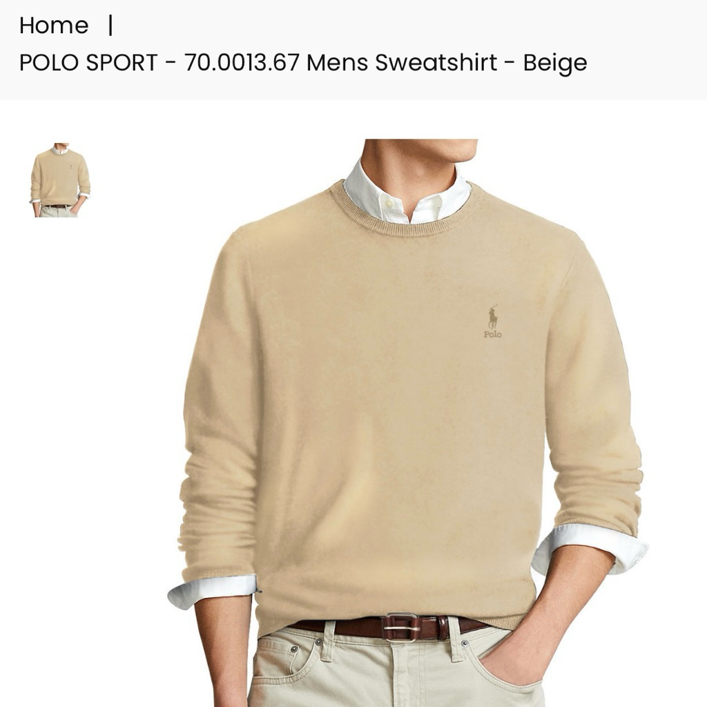 JASTIP POLO SWEATER UNISEX | ORIGINAL STORE 100% | FREE PAPERBAG ORI STORE