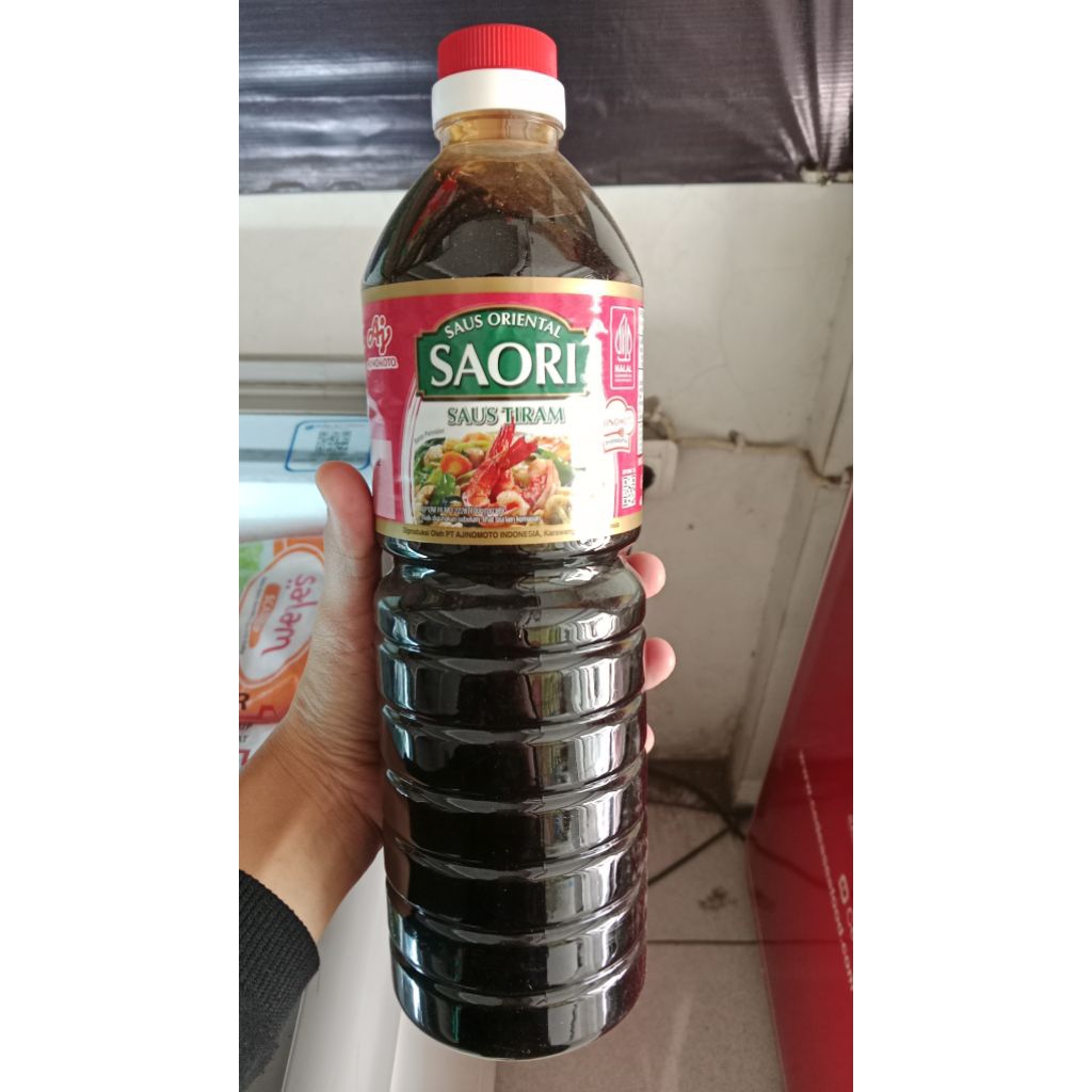Saori saus tiram sauce instan 1 liter botol besar