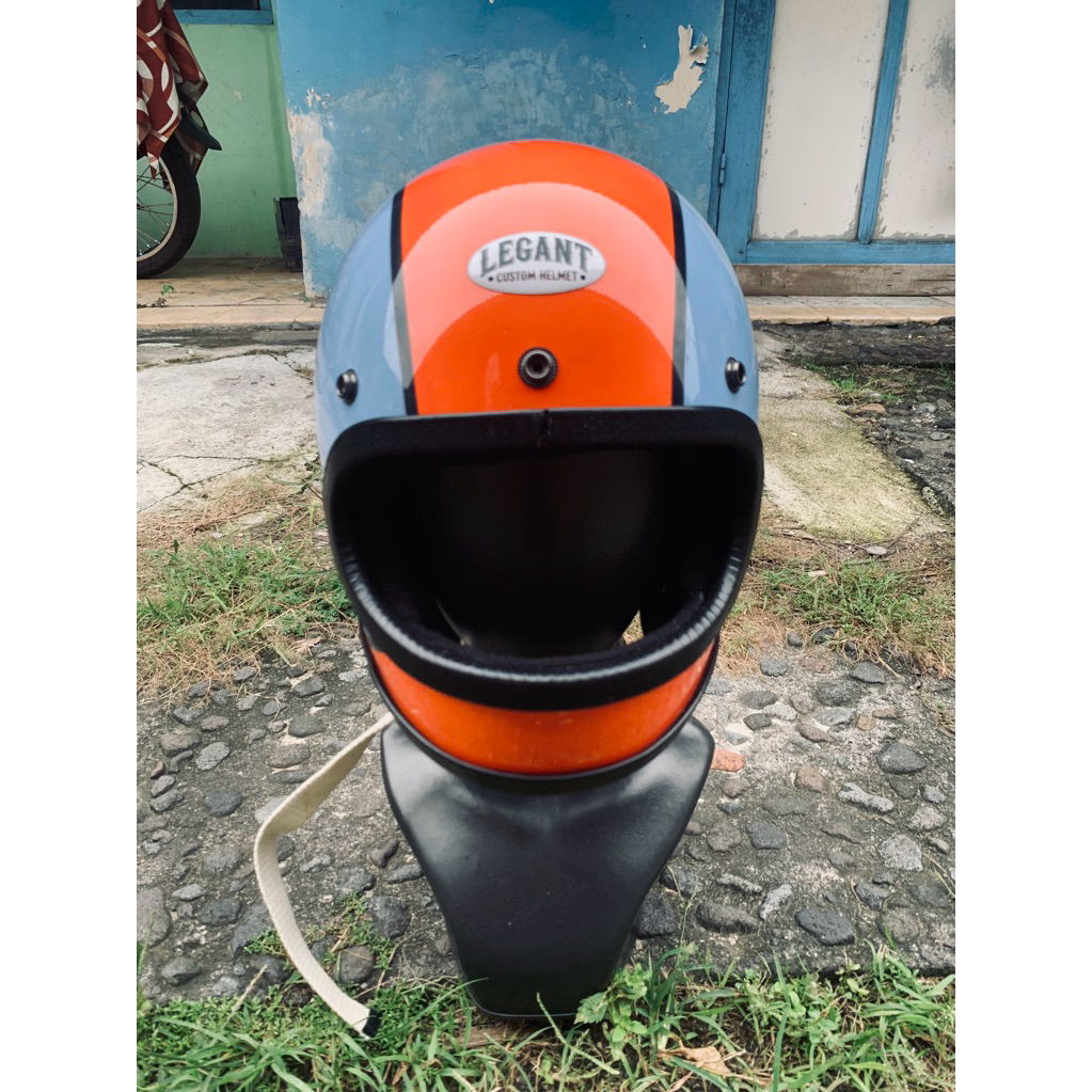 helm fullface custom paint