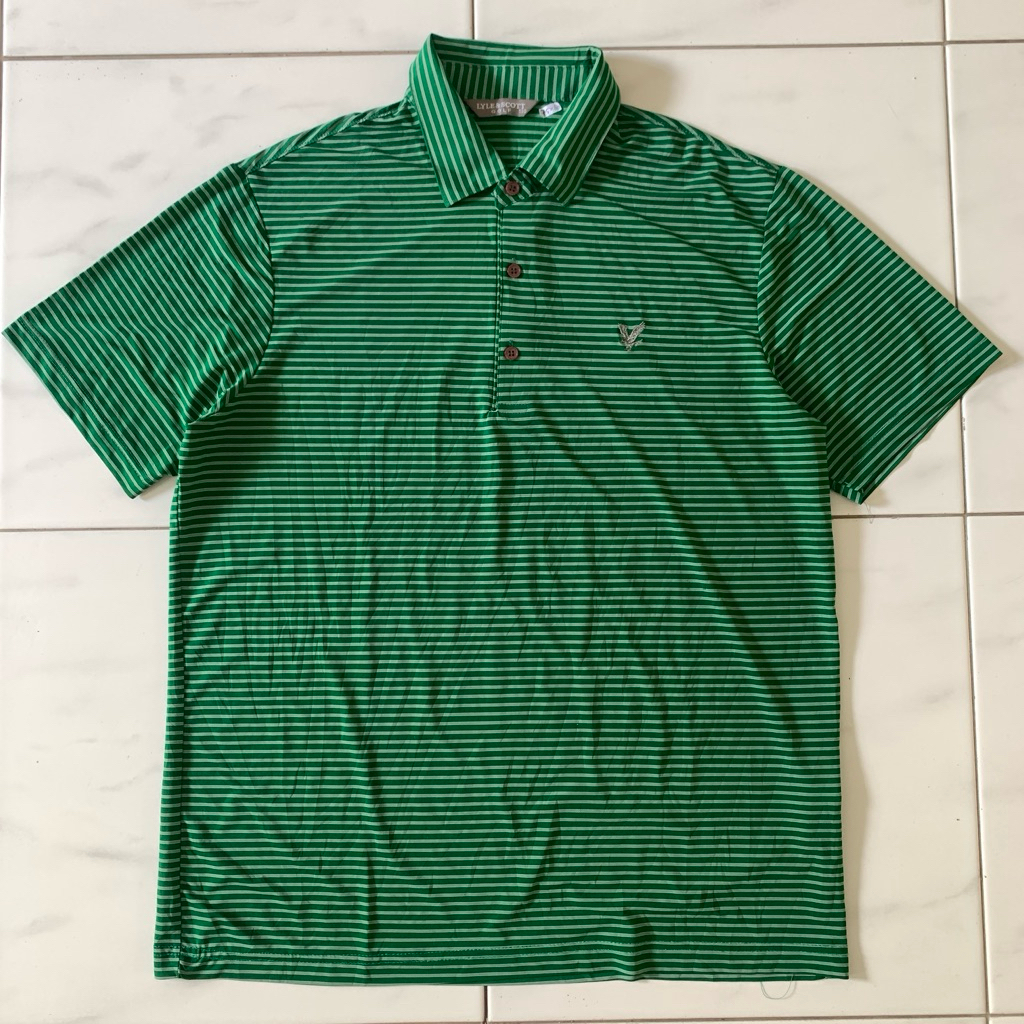 Lyle & scott golf poloshirt stripe