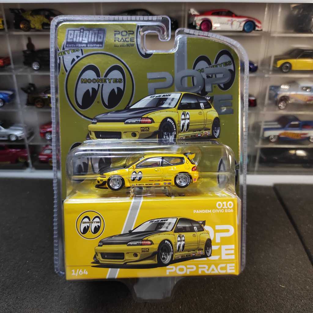 Pop Race x Enigma PRE 010 Pandem Civic EG6 Mooneyes