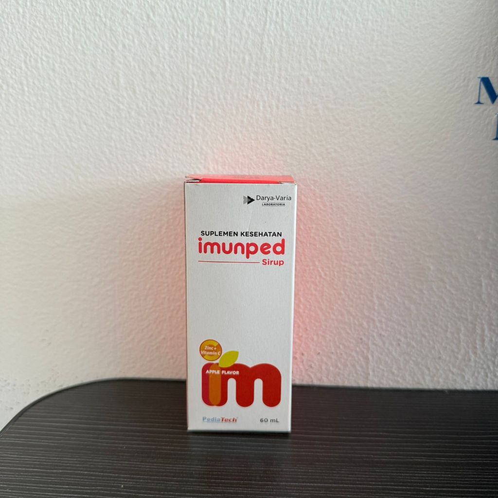 Sirup Imunped - Suplemen Vitamin C & Zinc untuk Anak, Membantu Meningkatkan Imunitas