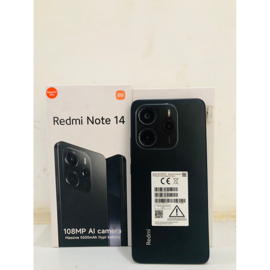 REDMI NOTE 14 8 128 SECOND ORI FULLSET