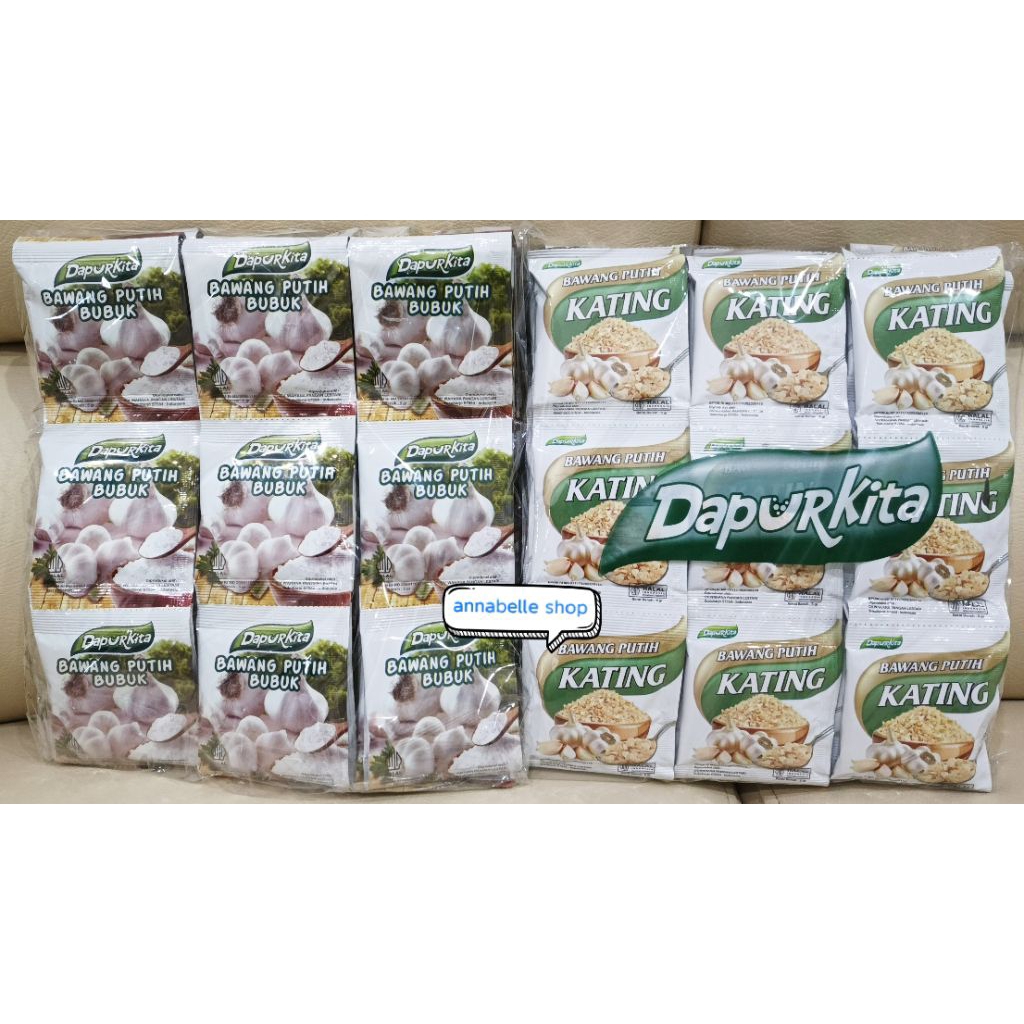 BAWANG PUTIH bubuk granule DAPUR KITA garlic powder sachet cincang oven