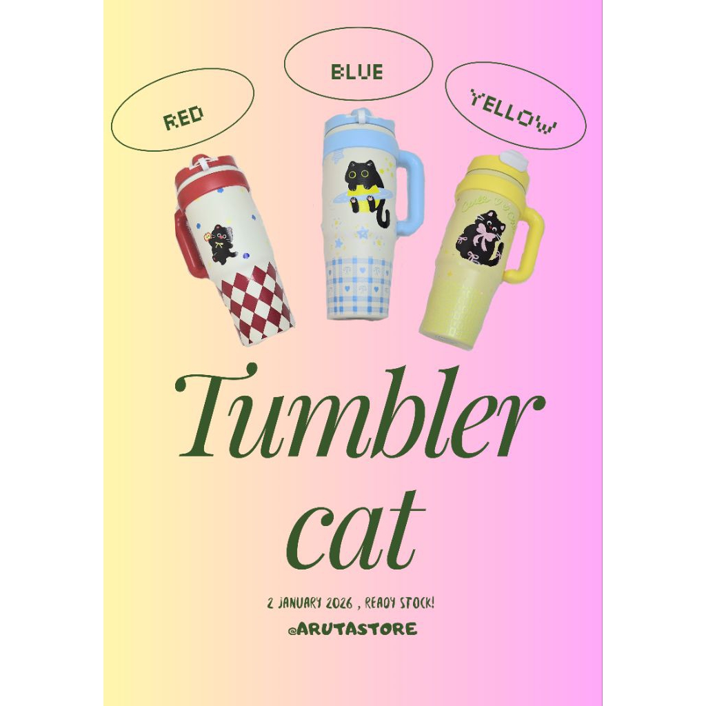 Tumbler Cat Stainless steel 800ML