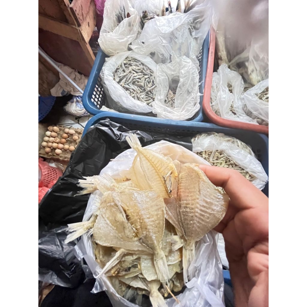 Ikan Asin Kapasan Tawar Tanpa Tulang 250g - Gurih, Tahan Lama, Camilan Lezat