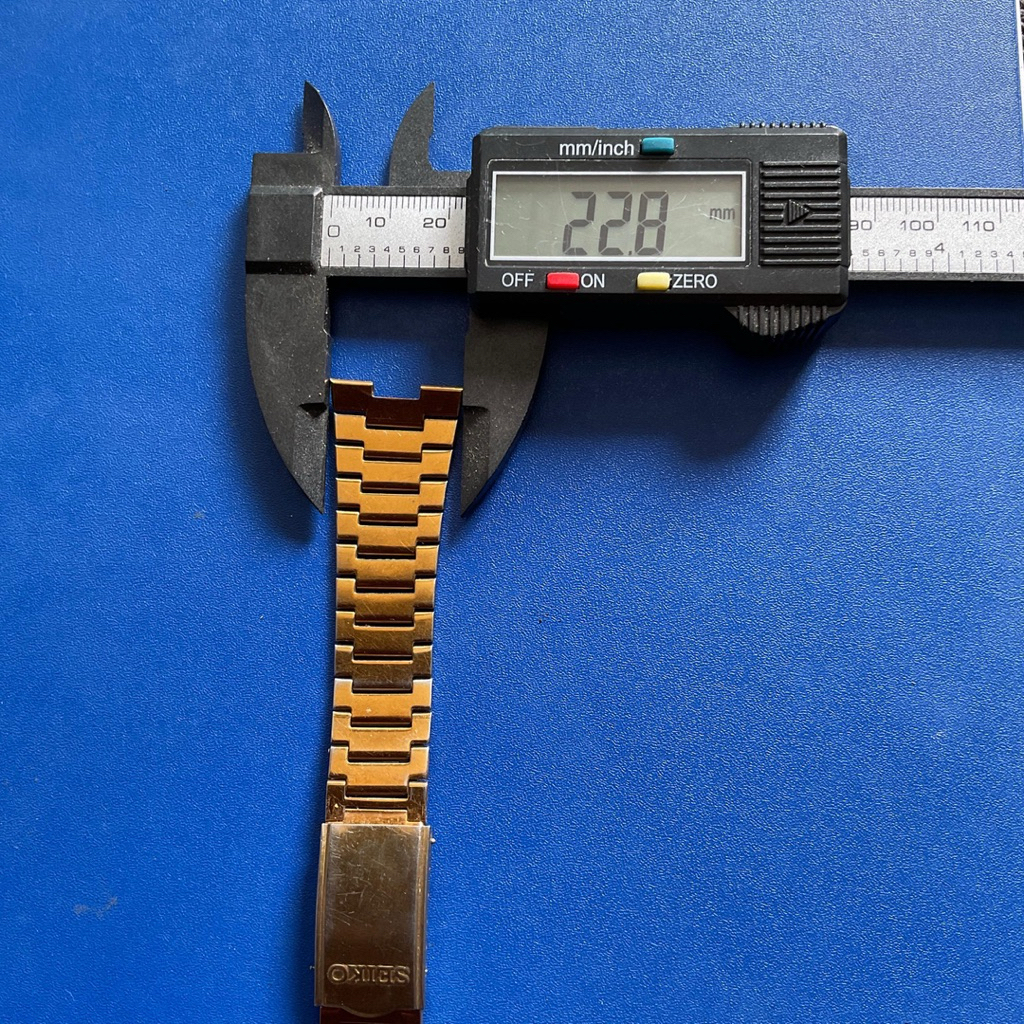 Strap Jam Tangan Seiko Warna Gold Bullhead