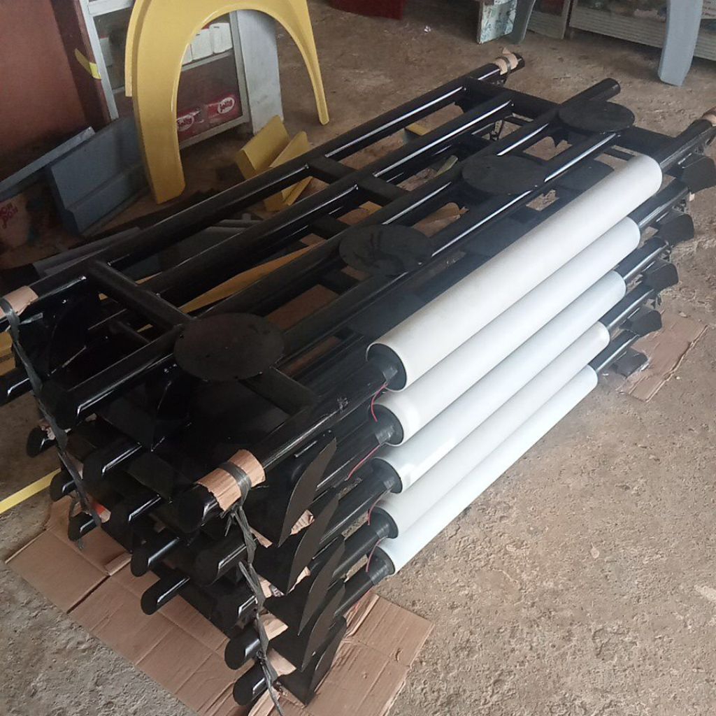 thule kaki 3 canter pipa bulat pakai lampu..