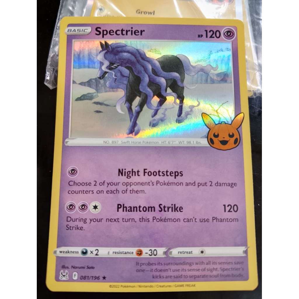 Pokemon Spectrier Trick or Trade en