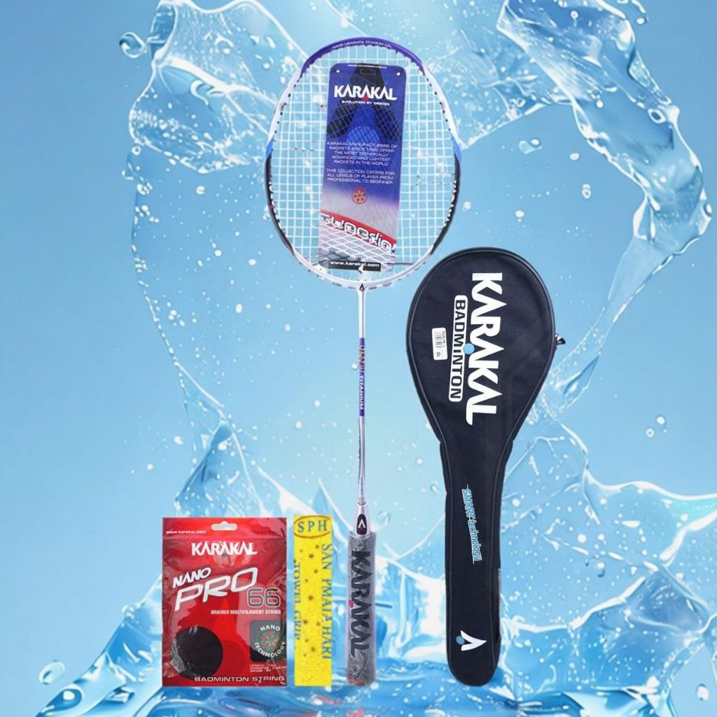 Raket Badminton Karakal Tour Lite Gel Bonus Komplit Karakal Tour Lite Gel