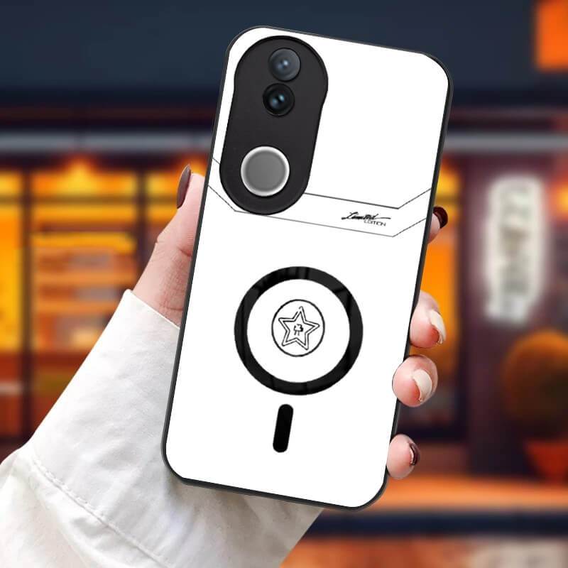 (G193) Softcase Glass Kaca For VIVO V50 5G  TERBARU 2025 Case Hp Terbaru Anti Air TPU