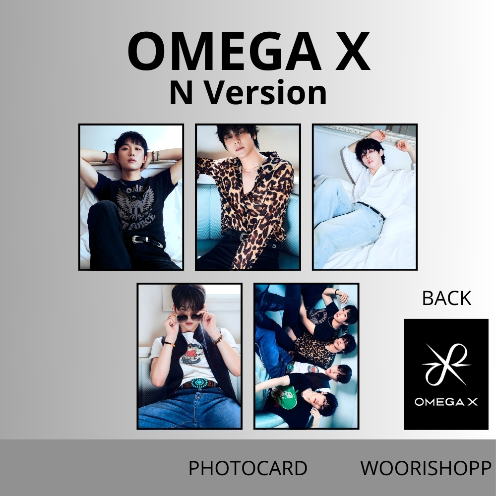 PHOTOCARD OMEGA X SWAY 2SISI 5 PCS KPOP CARDS UNOFFICIAL JAEHAN JEHYUN XEN YECHAN