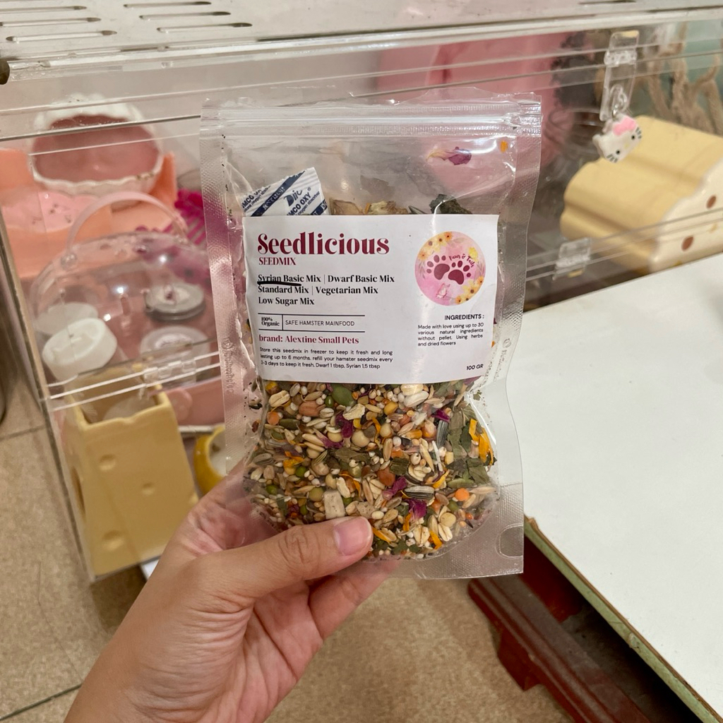 Preloved SEEDLICIOUS by Alextine varian Syrian Mix 100 gram