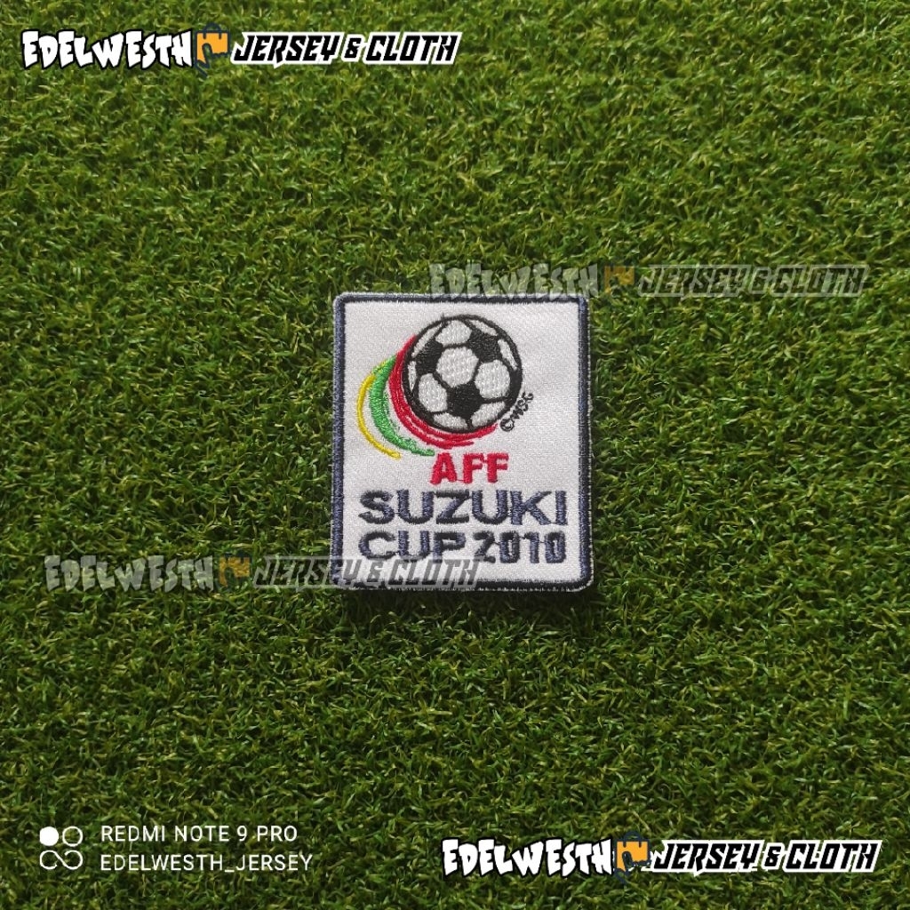 PATCH/BADGE/EMBLEM AFF SUZUKI CUP 2010 BORDIR HIGH QUALITY REMAKE