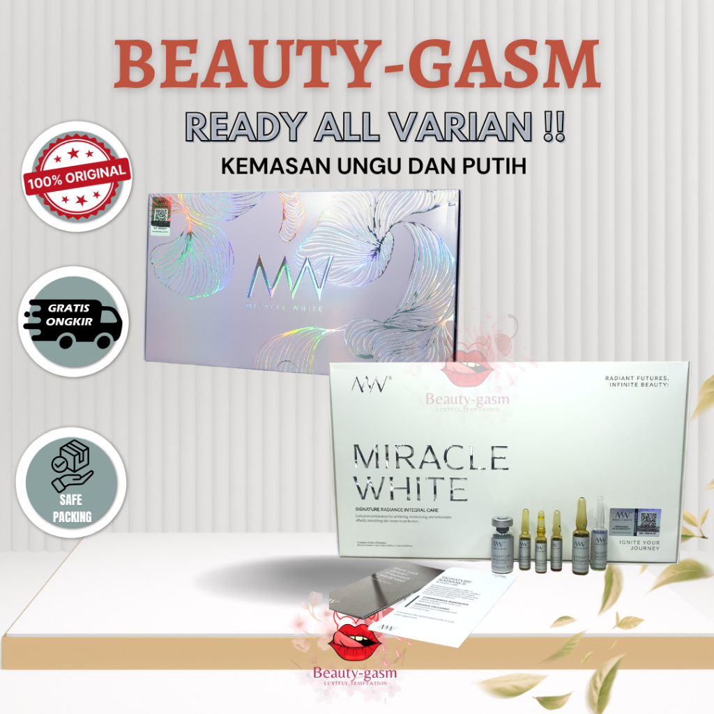 Miracle White Pink Purple Terbaru