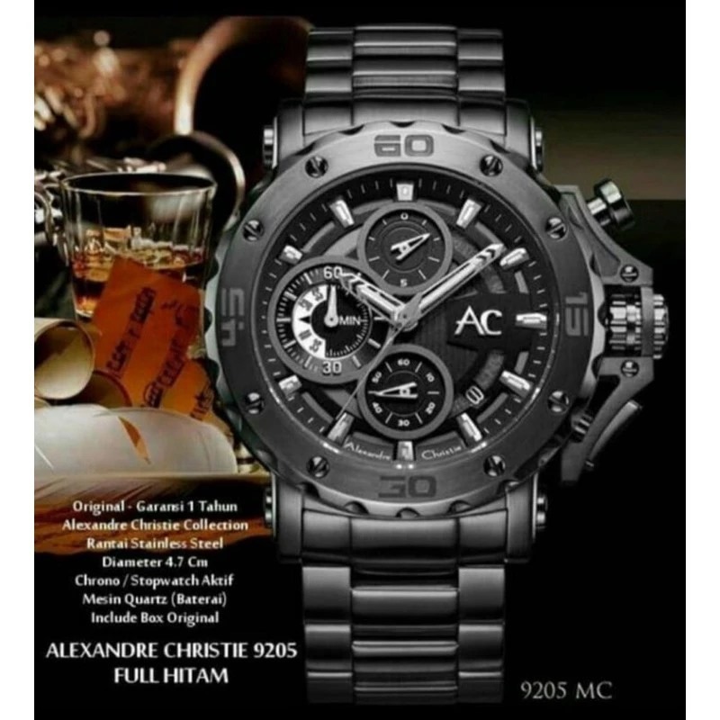 JAM TANGAN ALEXANDRE CHRISTIE AC COLLECTION 9205 MURAH MERIAH ORI