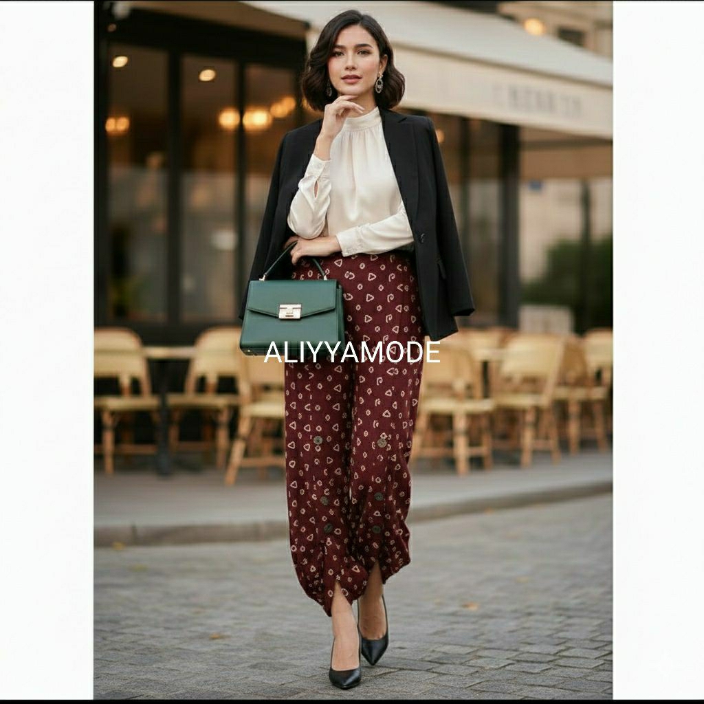 Celana Aladin Batik Solo Celana Batik Wanita