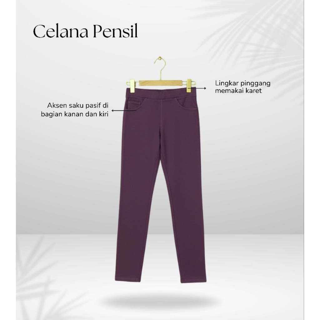 Celana Pensil by Rashan | celana standart by Rashan | celana pensil polos