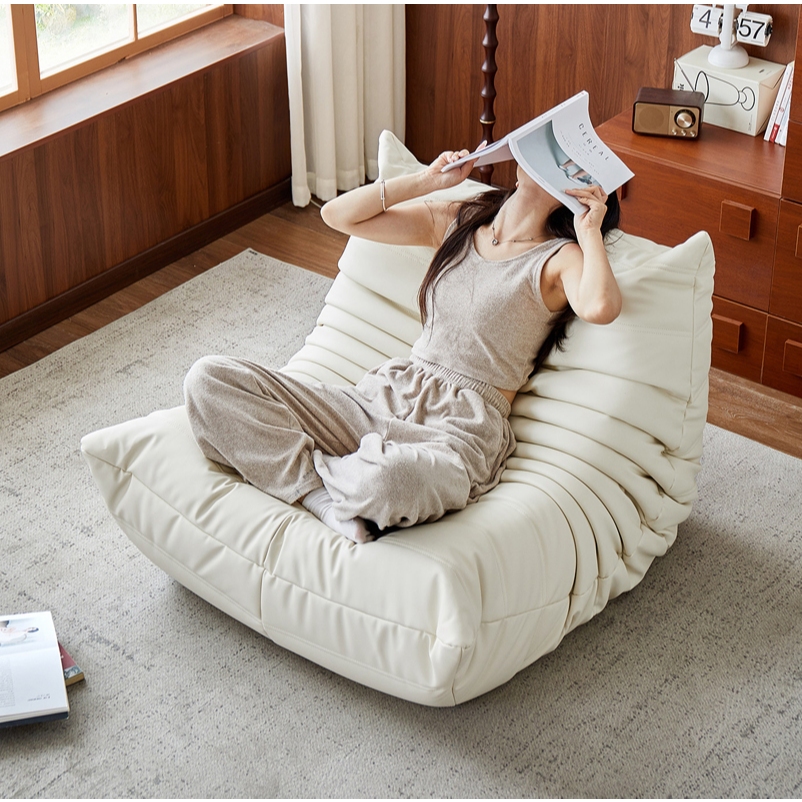 Sofa orang malas/kursi tunggal balkon santai berbaring dan tidur/kursi tunggal balkon santai/sofa ul