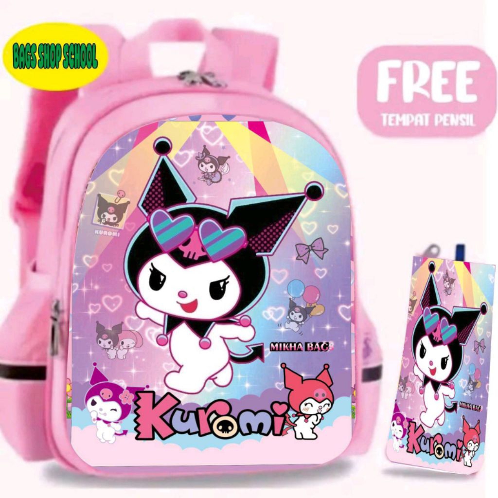 Tas Anak perempuan Tas Anak Kuromi Tas anak SD PAUD TK Tas Sekolah AnakTas Viral 2026  Tas anak Vira