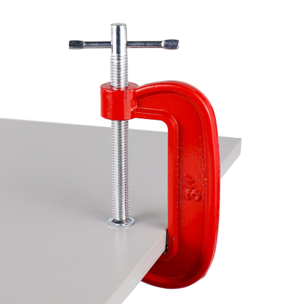 Penjepit Kayu C-Clip Clamp Woodworking Carpentry Gadgets 3 Inch Material Besi dan Stainless Steel