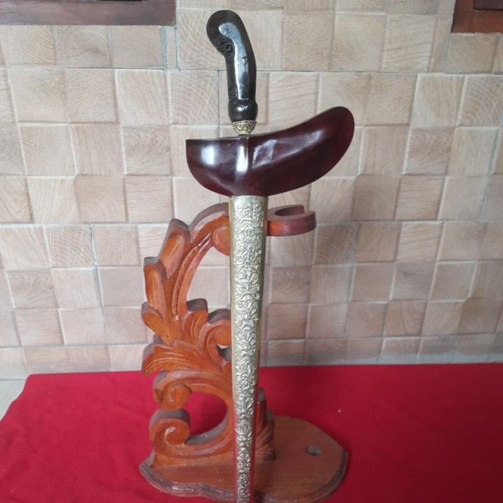 Keris Singo Barong Luk 13 Sepuh Pamor Wos Wutah
