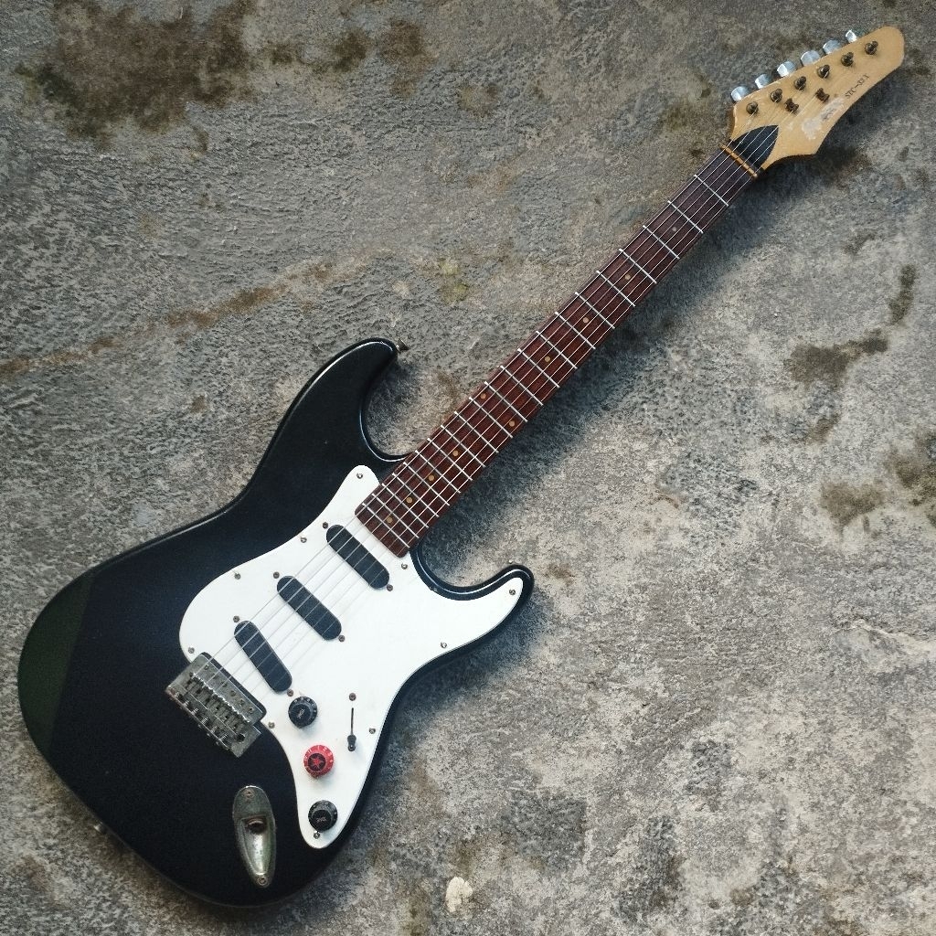 GITAR LISTRIK ORIGINAL PRINCE STC 33X STRATOCASTER MODEL SECOND MURAH