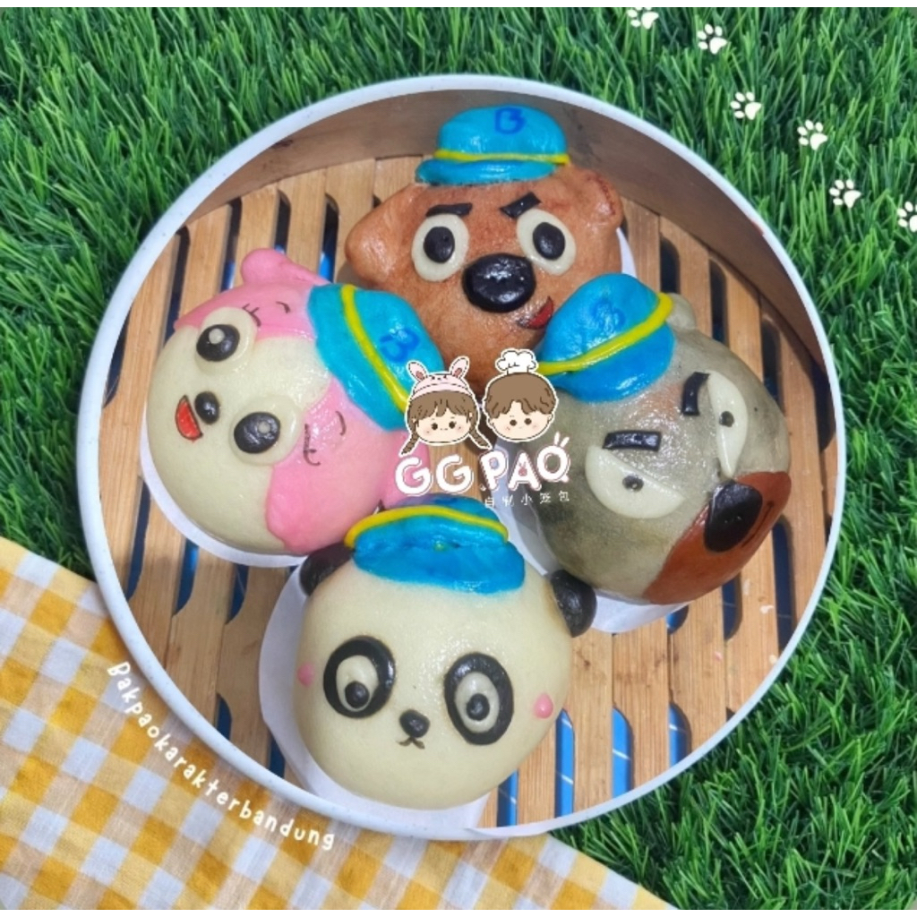 custom bakpao karakter sheriff labrador bapao karakter custom enak lucu bakpao custom tanpa pengawet