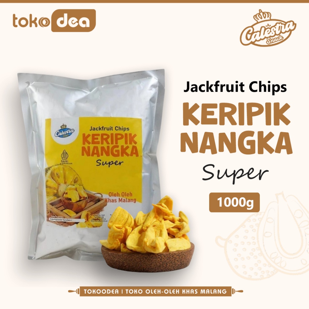 Keripik Nangka Super 1kg - Kripik Buah Kiloan Asli Malang