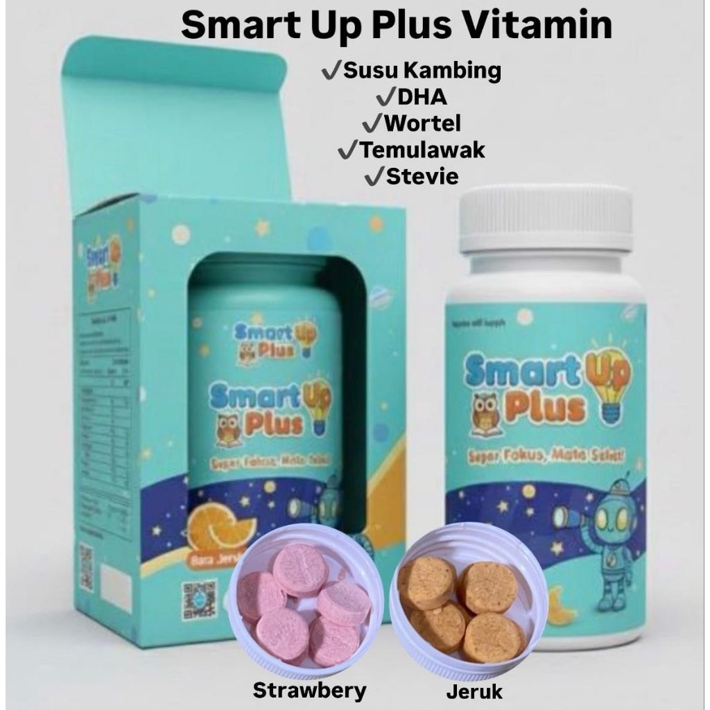 Smartup Plus Vitamin Untuk Otak Dan Mata Anak Lebih Fokus
