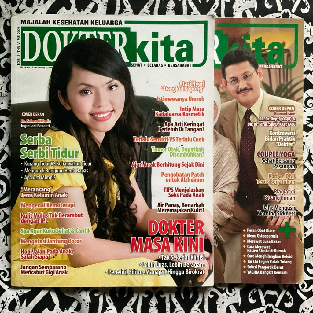 Sepaket 2 Majalah Dokter Kita (110 halaman)