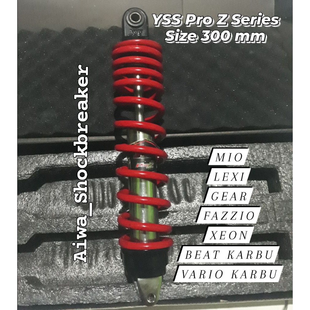 Original YSS DTG HYBRID Size 310 mm & PRO Z size 300 mm Shockbreaker matik vario beat mio fazzio gea