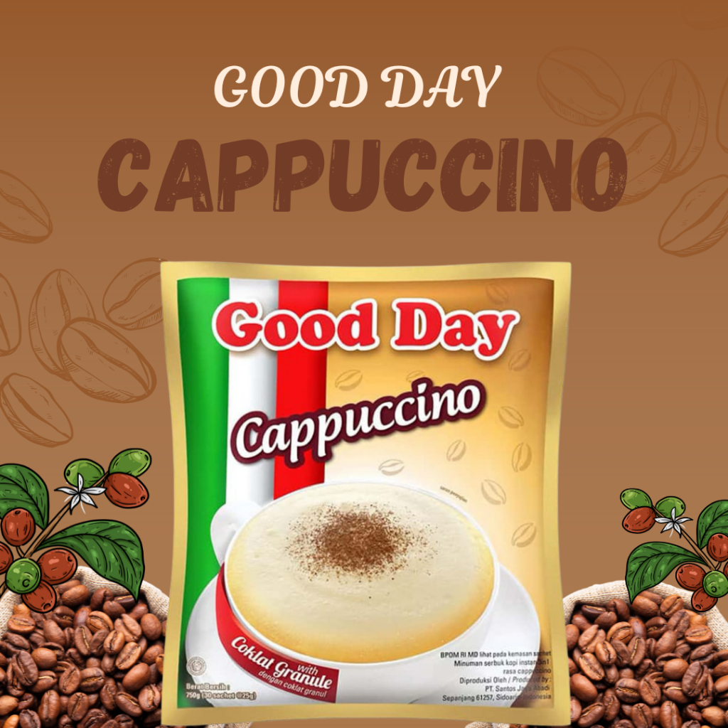 Good Day Cappuccino / Good Day / Kopi Good Day / Good Day Capucino 25 g