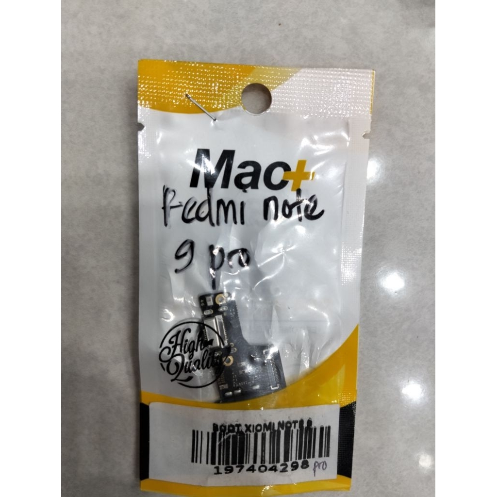 BOOT BAWAH XIAOMI NOTE 9 PRO/NOTE 9S (MAC+)+IC