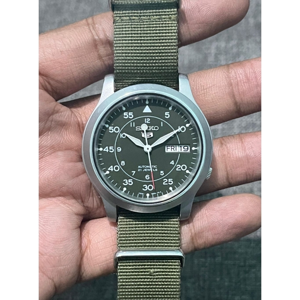 Seiko Military Green Dial Original 7s26