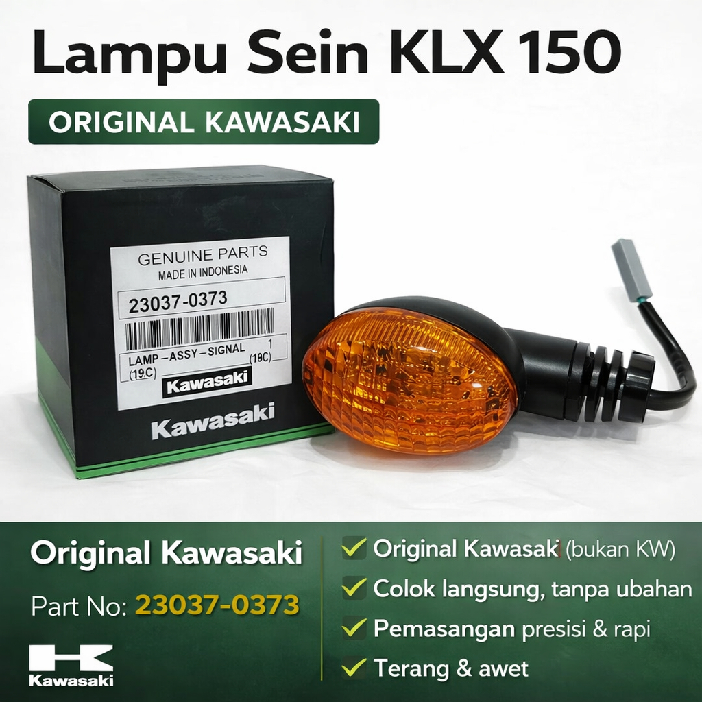 Lampu Sen /Sein Klx 150 Original LAMPU SEN SEIN STANDAR KLX 150 W175 KLX 250 NINJA250 KARBU CRF