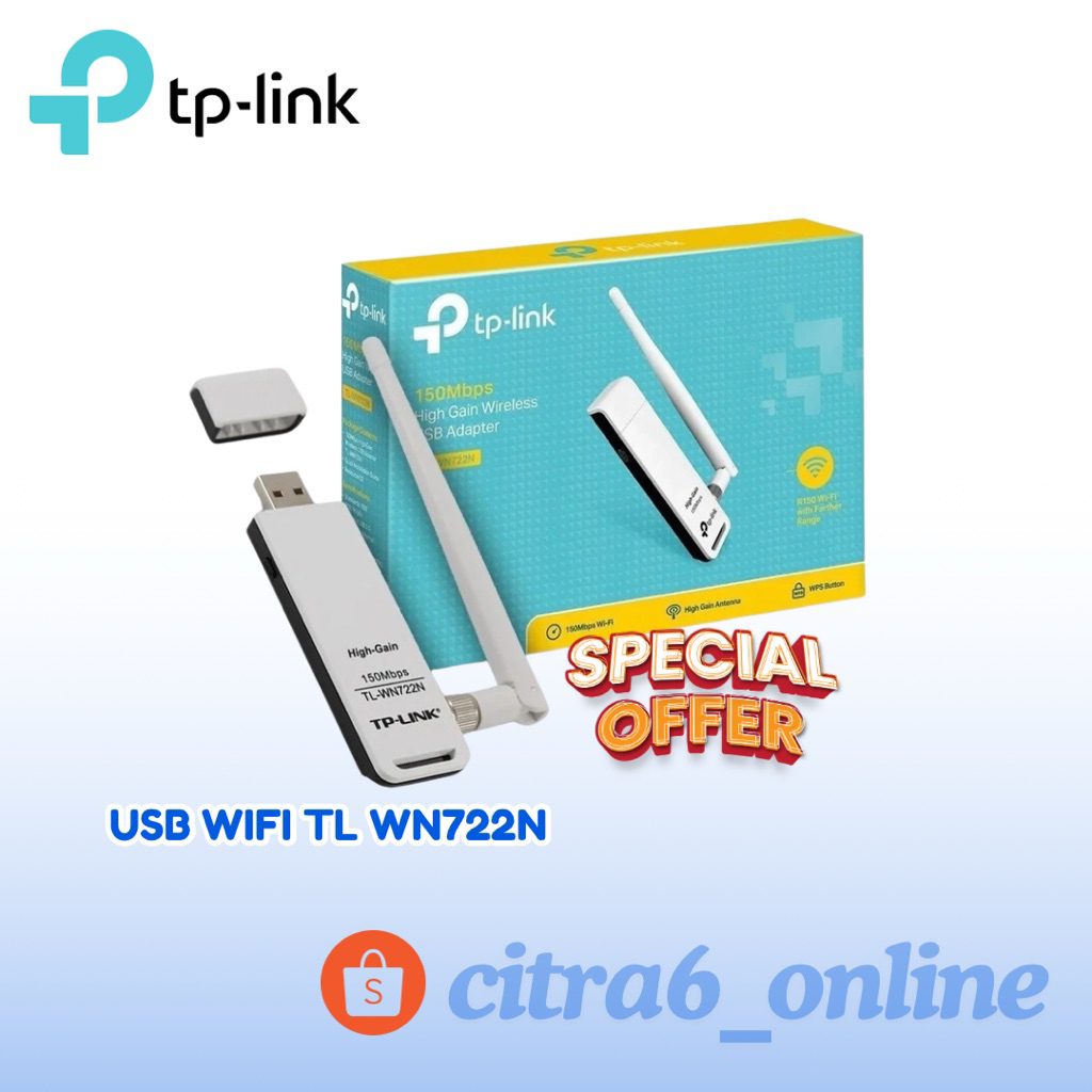 TP LINK TL-WN 722N 150Mbps High Gain Wireless USB Adapter tplink 722 wn722 722n wn722n