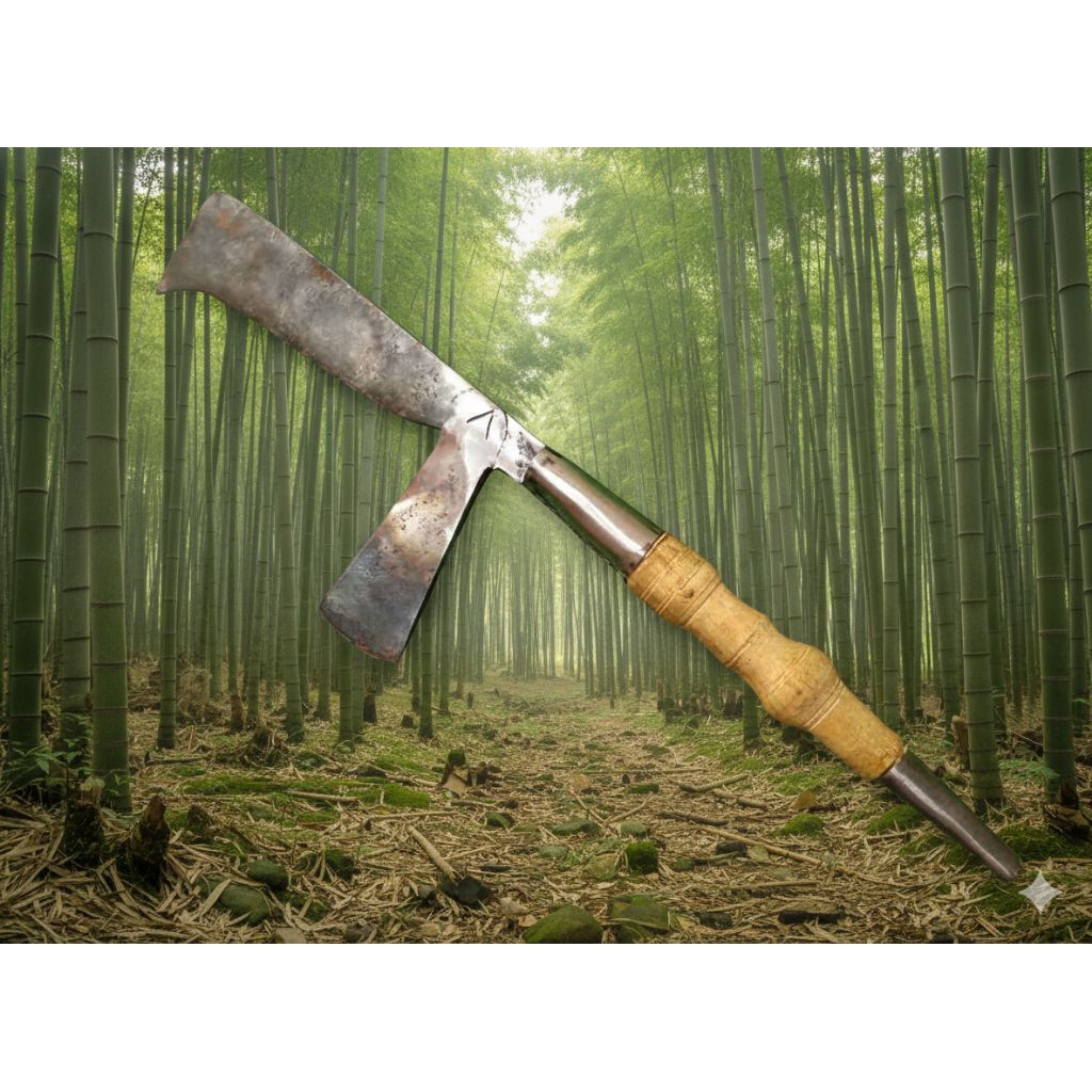 Calok / gabungan bendo dan kapak baja isen