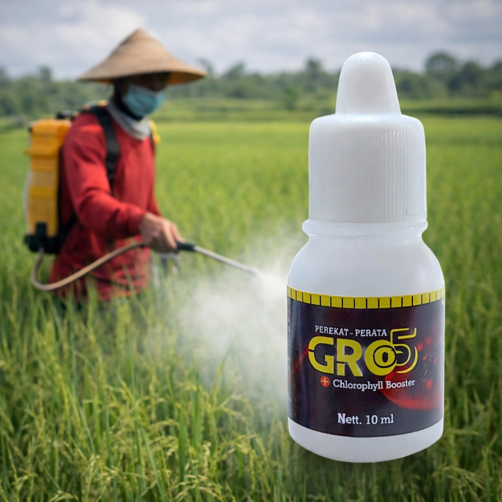 10 ml GRO5 Perekat Pestisida Penembus Terbaik dan Perekat Pupuk Semprot