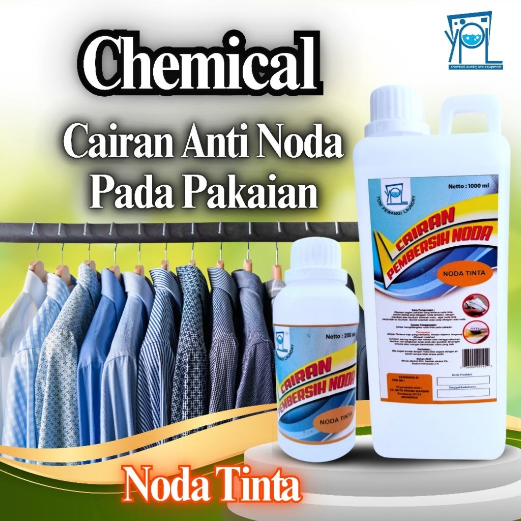 INKREDIBLE Chemical Anti Noda Tinta Pada Pakaian - Pembersih Noda Tinta - 250ml & 1000ml By YPL