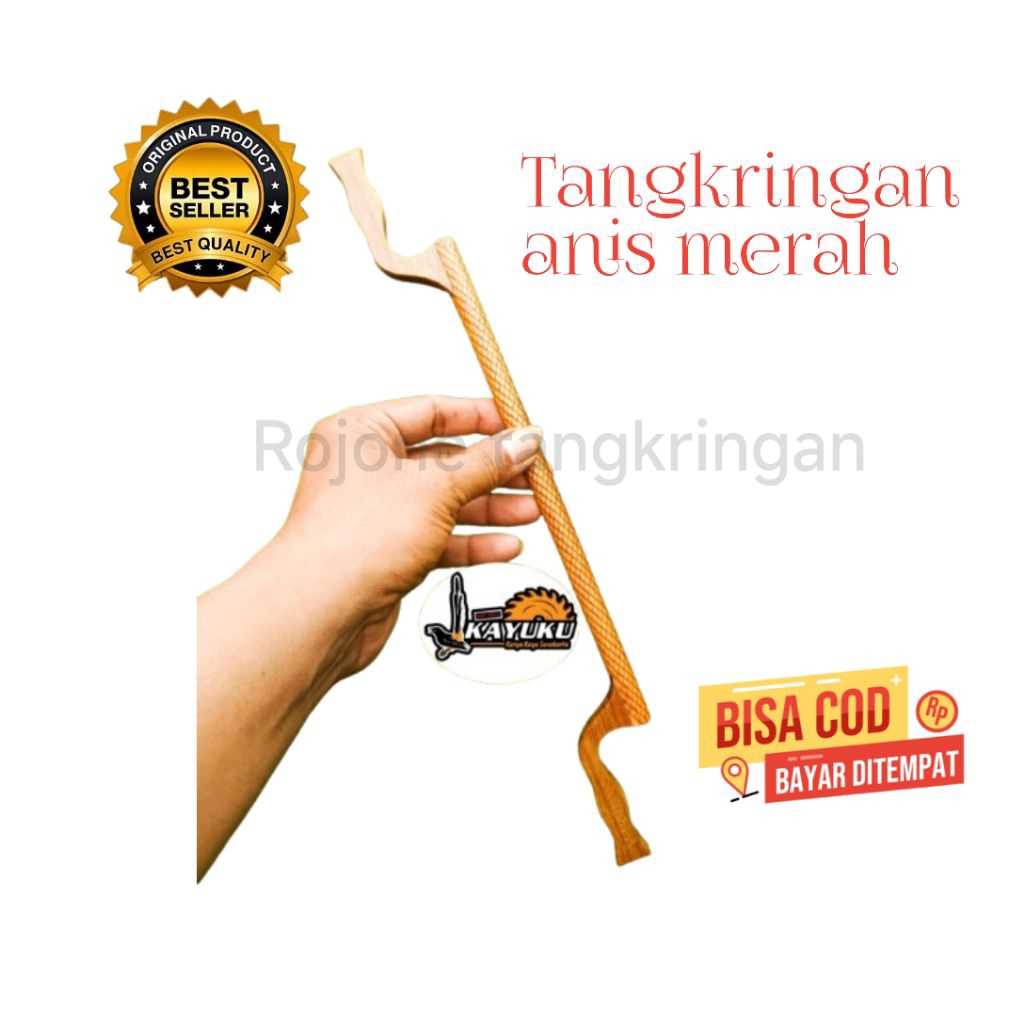 Tangkringan gawang anis merah motif