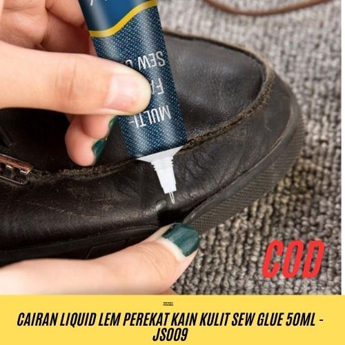 Cairan Liquid Lem Perekat Kain Kulit Sew Glue 50ml / Lem Kain Liquid Sew Glue 50ml Perekat Kuat Tanp