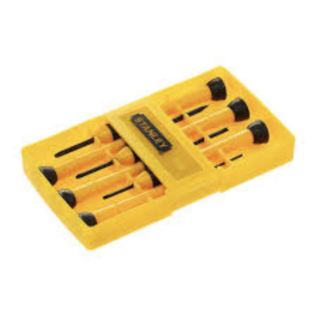 Obeng Mini Set 6 pcs STANLEY Precision Screwdriver STHT66052-8