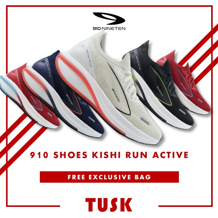 Sepatu Running 910 Kishi Run Active Original Sepatu Olahraga Lari Pria Wanita 910 Original